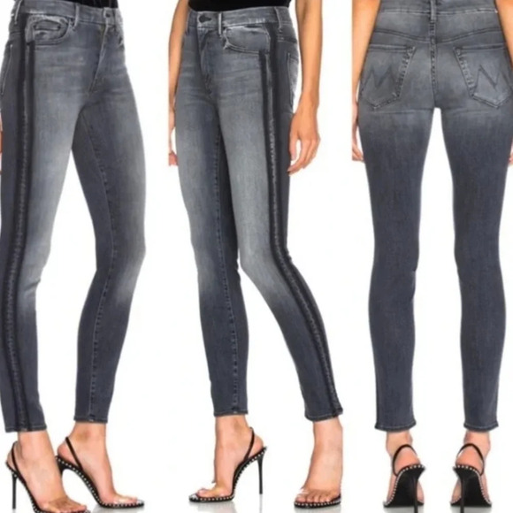 MOTHER DENIM High Waisted Looker in Miss Moody 2 Shoes Racer 26 - Picture 1 of 7
